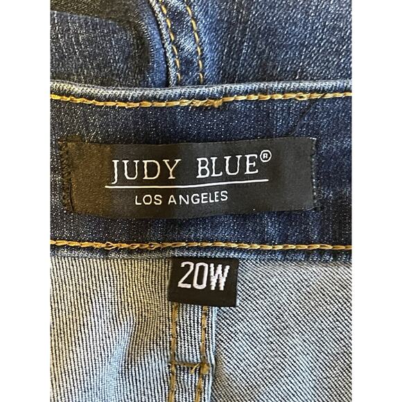 Judy Blue Jeans Women's Size 20W Boyfriend Fit Blue Strech - Picture 15 of 16